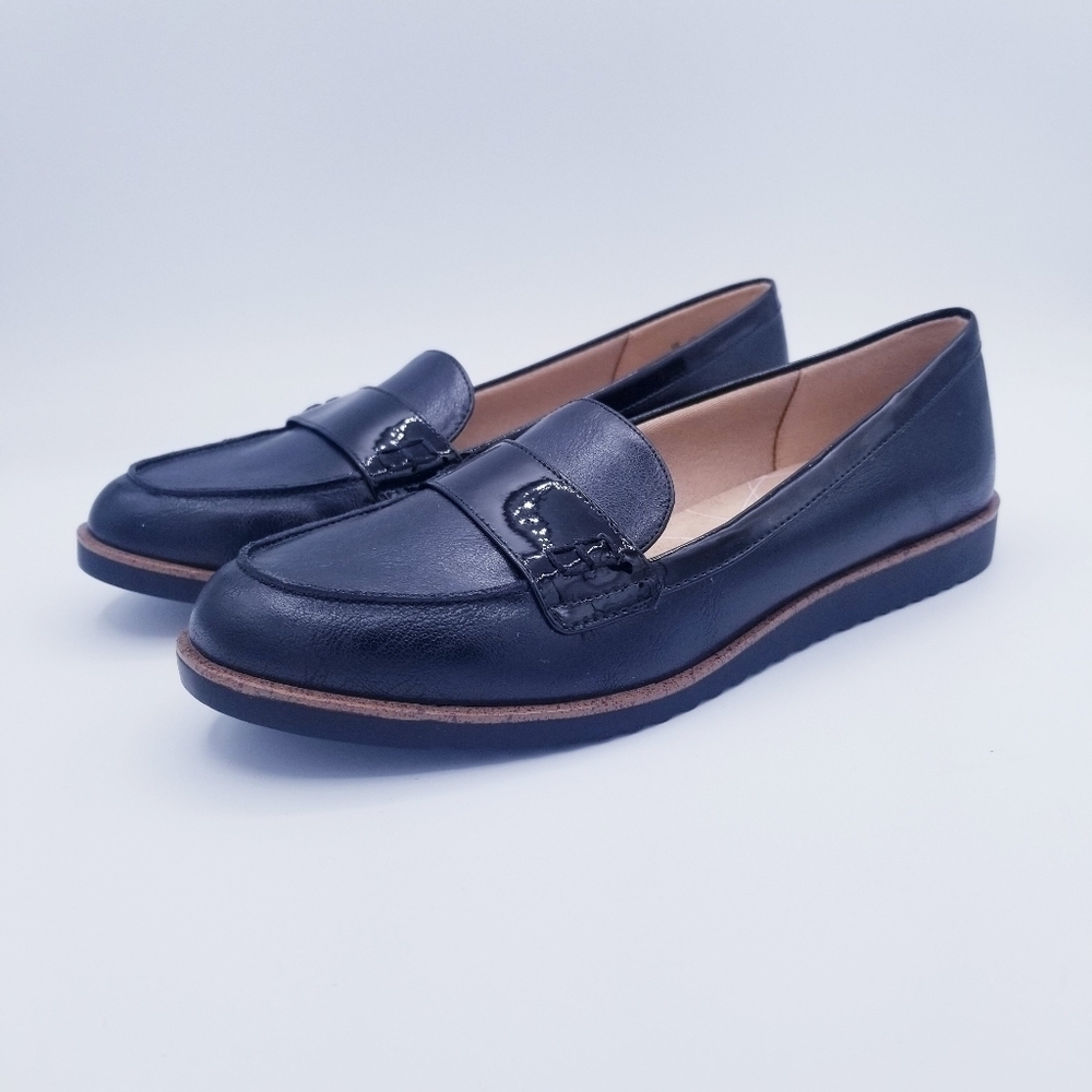 Life Stride Zee Velocity Memory Foam Black Loafers size 7.5 - Picture 1 of 10